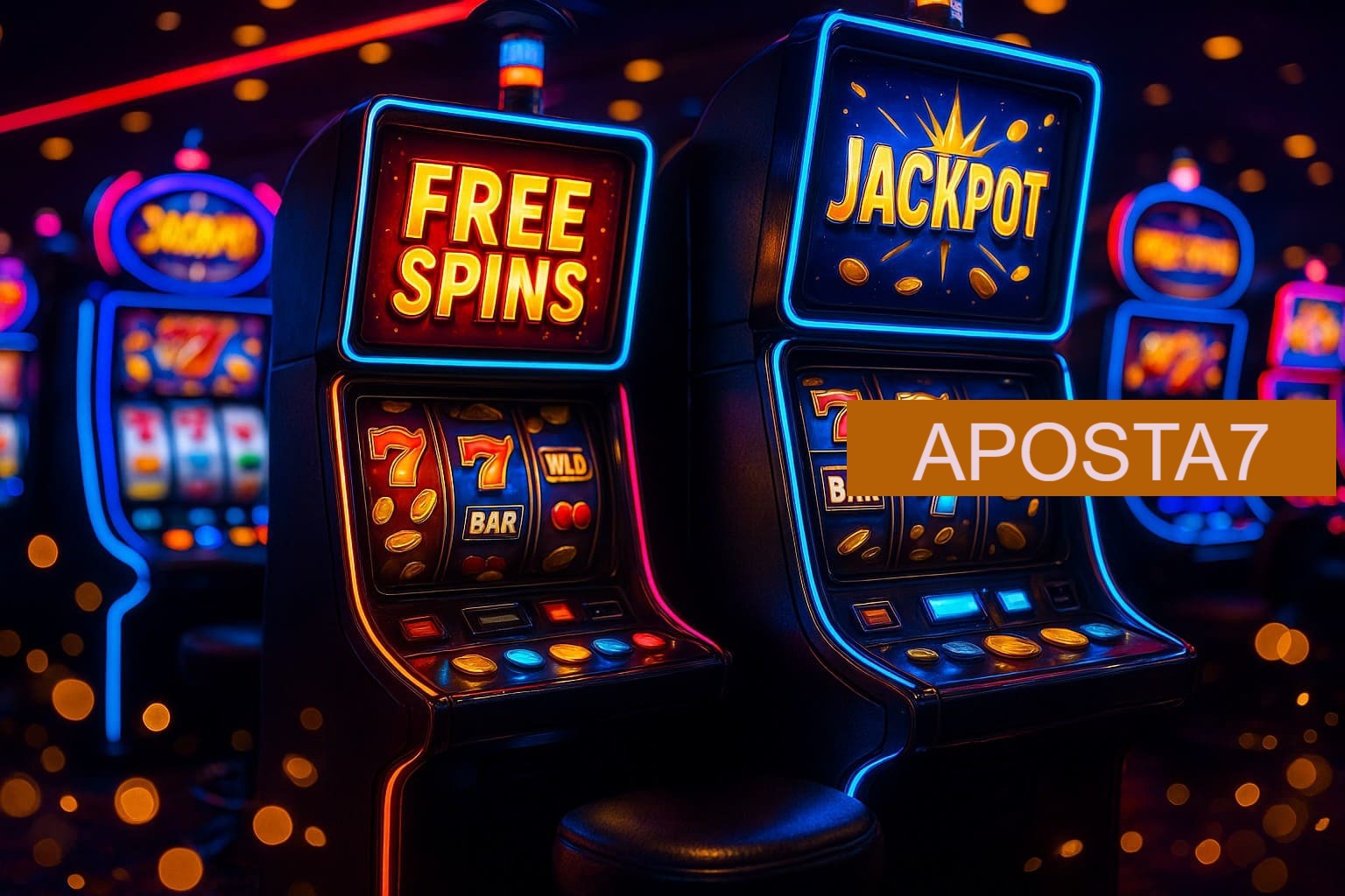 Diversos jogos de caça-níqueis